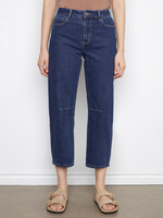 Charlie B Barrel Leg Denim Pants C5775
