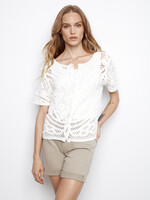 Charlie B SS Crochet Sweater C2965