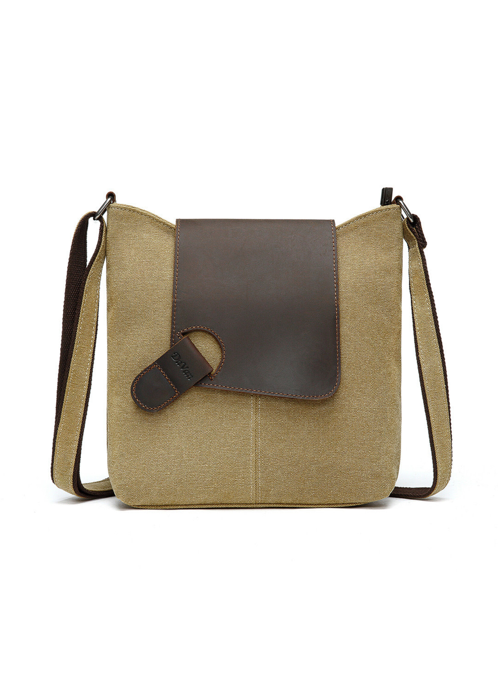 DaVan Shoulder Bag w/ leather Straps Mustard