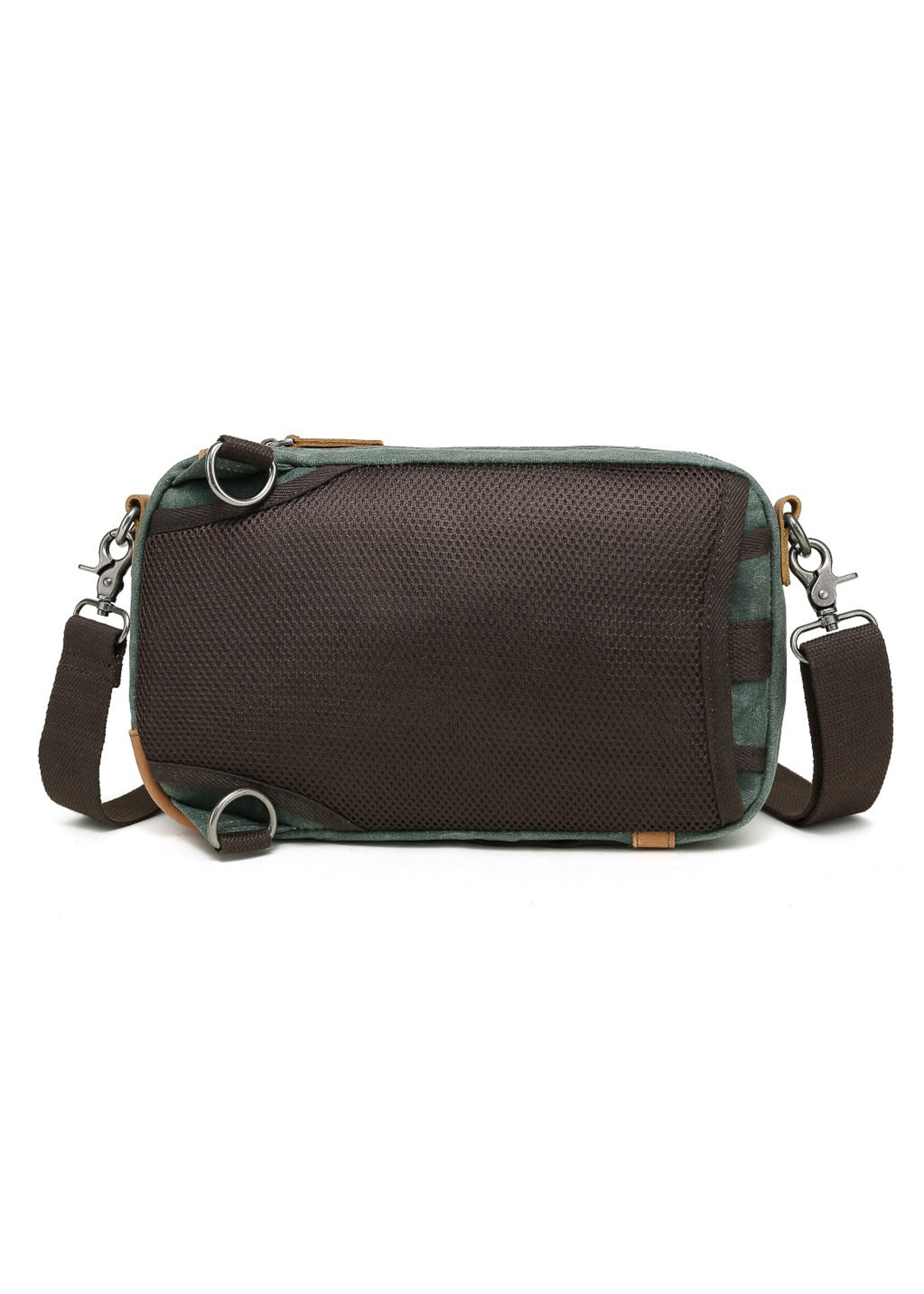 DaVan Waxed Canvas Multi-functional Bag Black