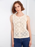 Charlie B Crochet Vest C4665