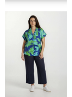 HARIS COTTON Printd Linen Shirt SHR-8178