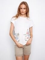 Charlie B Cap Sleeve T C1422PK