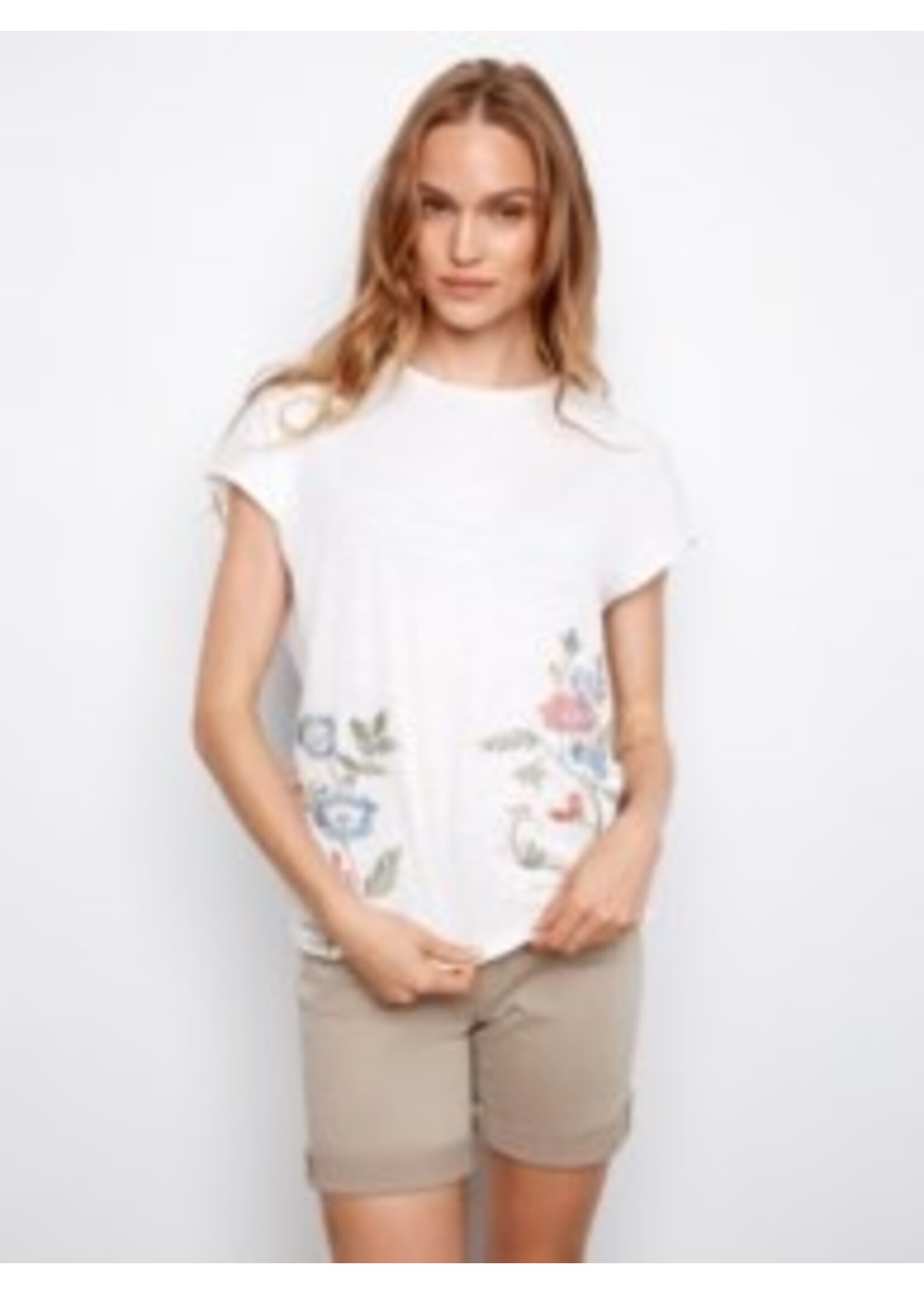 Charlie B Cap Sleeve T C1422PK