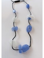 Zsiska  Blue & White Necklace 6300101BLUWW10