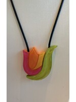 ZS Tulip Design Necklace 5460202ORANQ00