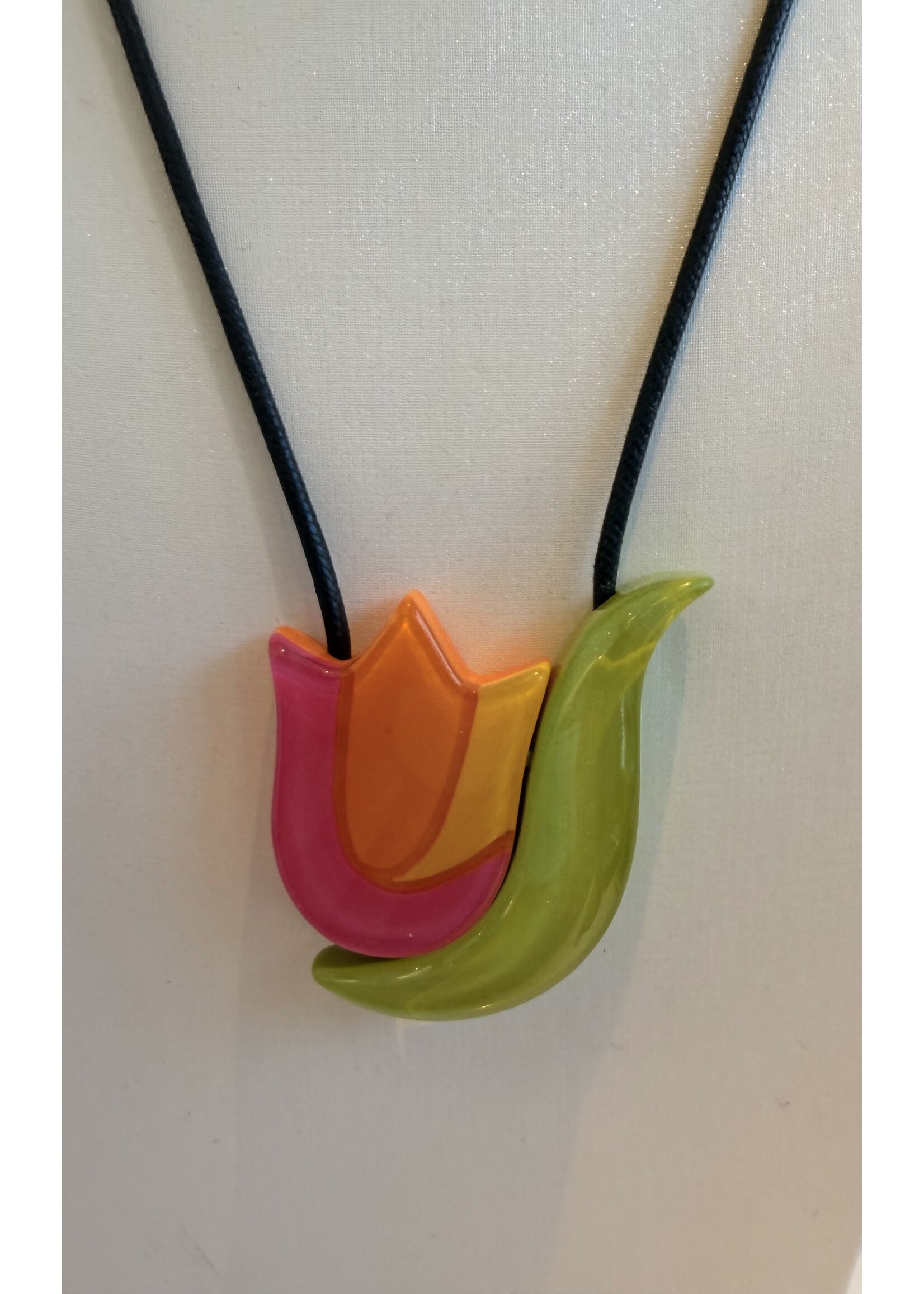 ZS Tulip Design Necklace 5460202ORANQ00