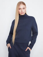 Charlie B Mock Neck Top C1473