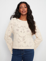 Charlie B LS Crochet Cardigan C2151 797C