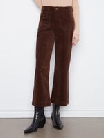 Charlie B Cropped Wide Leg Cord Pants C5660RR