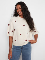 Embroidered Balloon Shaped Sweater C2858E