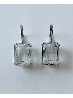 VALENTINE ROUGE Swarovski Clear Crystal Earrings E765