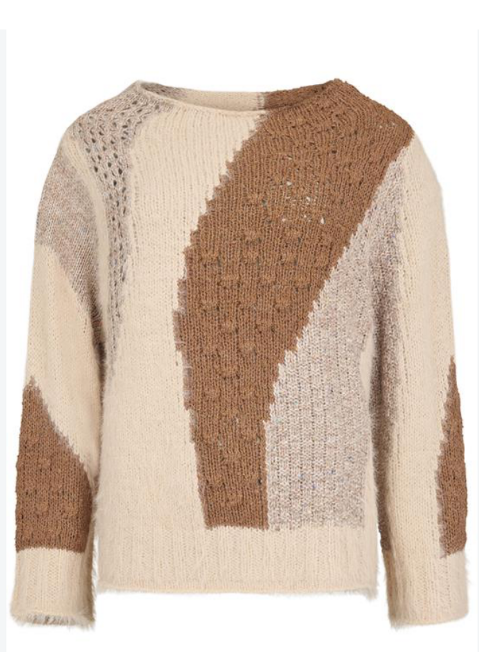 NOEN Ctn Poly Multi Block Sweater 84043