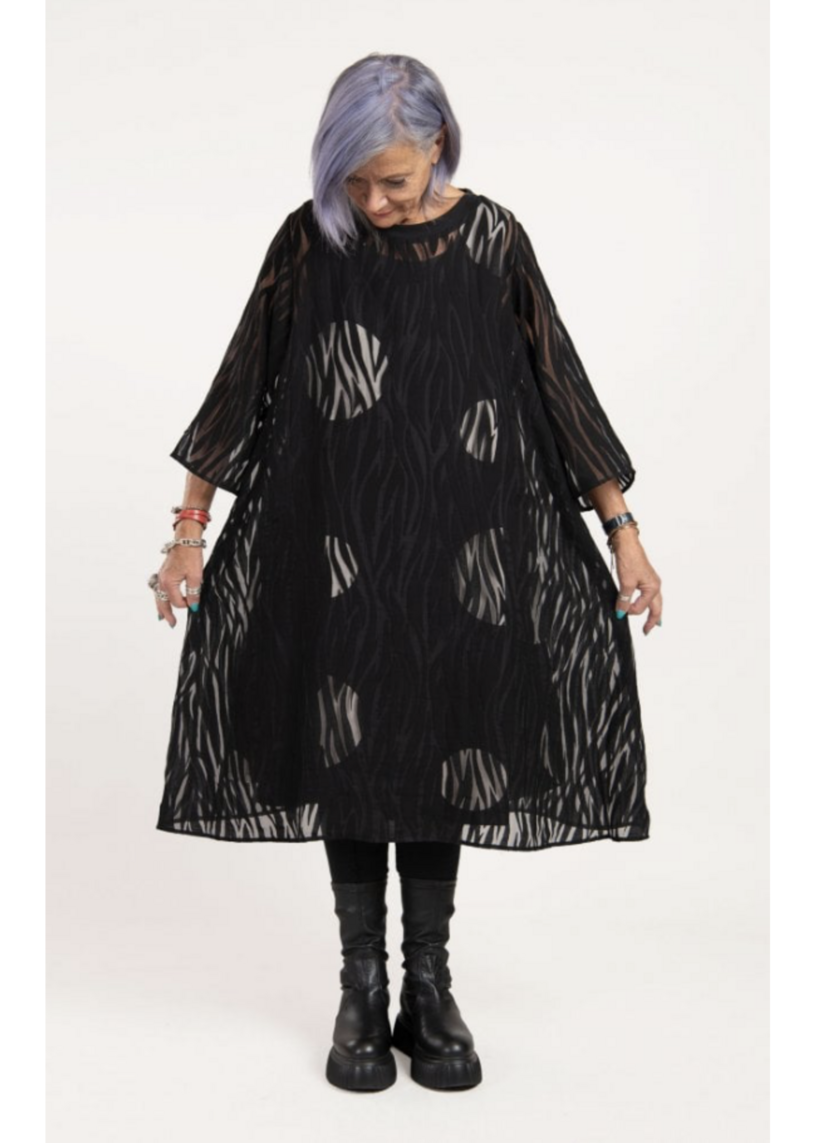 Dress w/Zebra Sleeves 26K515