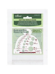 Clover Knit Cap Needle Gauge