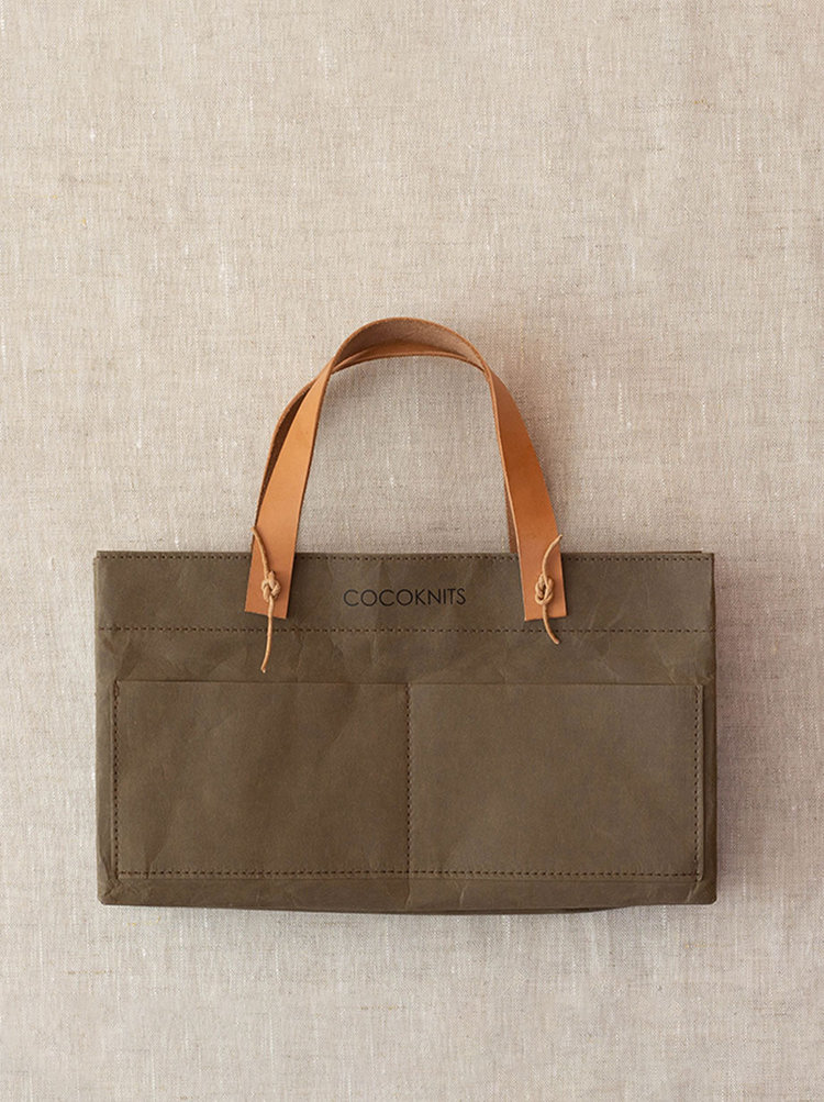 Cocoknits Kraft Caddy (Olive)