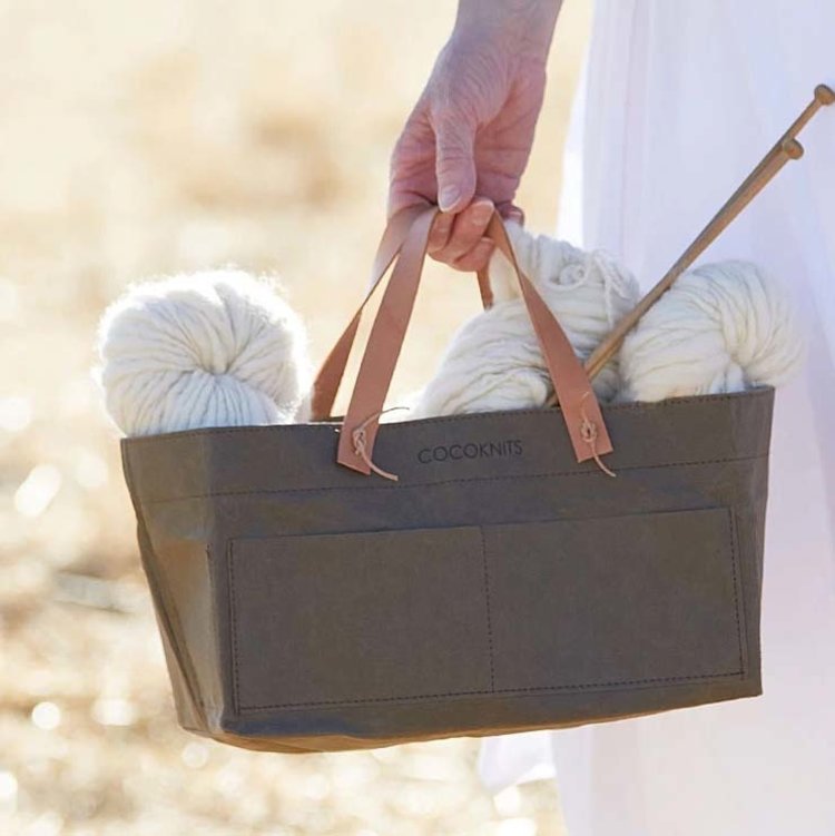 Cocoknits Kraft Caddy (Olive)