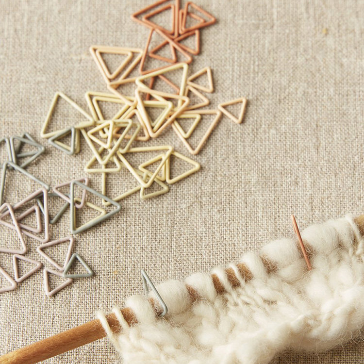 Cocoknits Cocoknits Triangle Stitch Markers (Earth Tones)