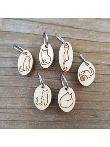 Katrinkles Cat Stitch Markers