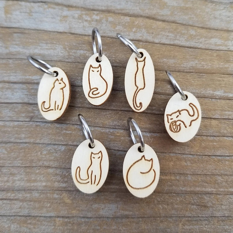 Katrinkles Katrinkles Cat Stitch Markers