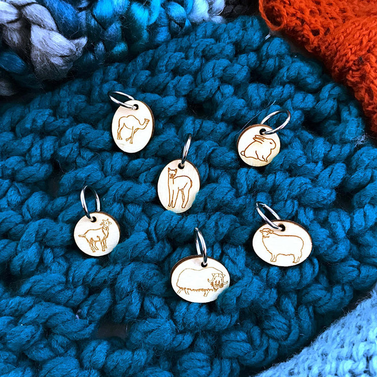 Katrinkles Katrinkles Fiber Animal Stitch Markers