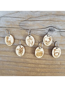 Katrinkles Rare Sheep Breed Stitch Markers