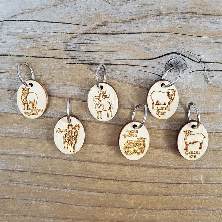 Katrinkles Katrinkles Rare Sheep Breed Stitch Markers