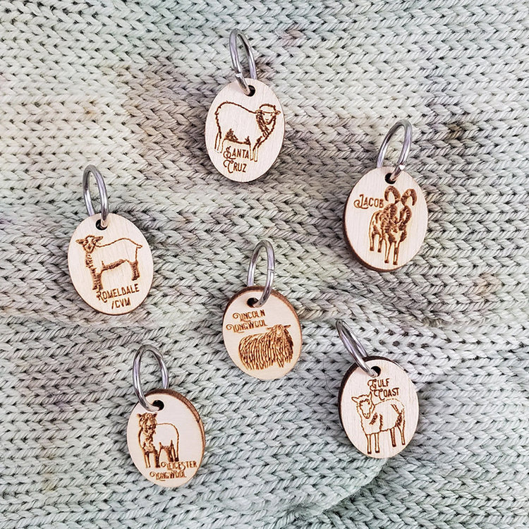 Katrinkles Katrinkles Rare Sheep Breed Stitch Markers