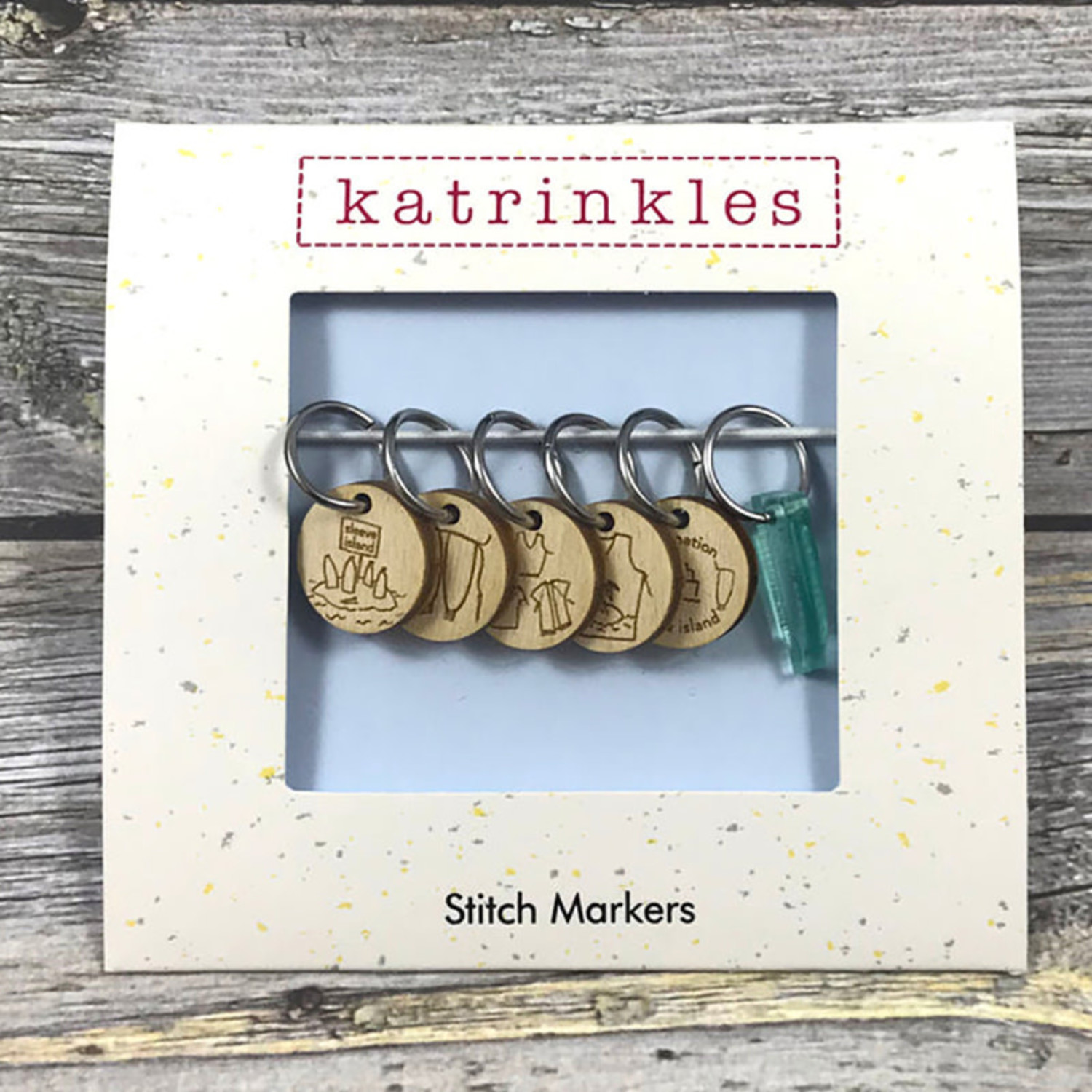 August Limited Edition Stitch Markers - Sealed with a Kiss