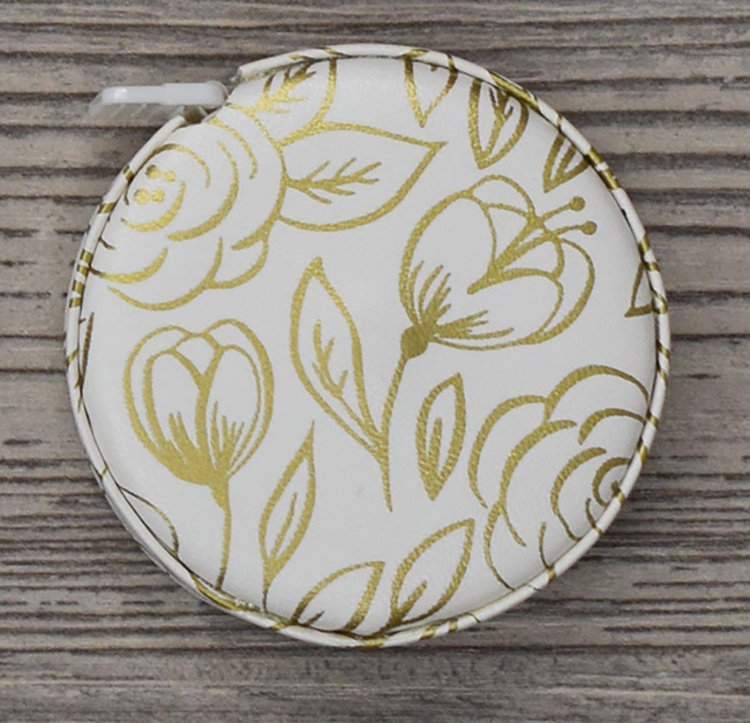 Tape Measure (Gold Floral)
