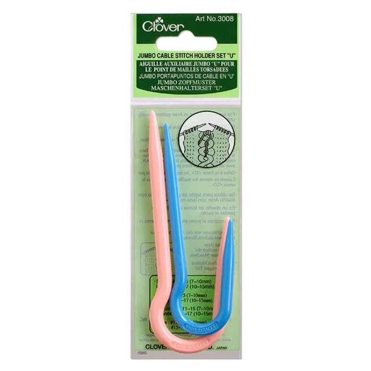 Clover Clover U-Shape Cable Stitch Holder (Jumbo)