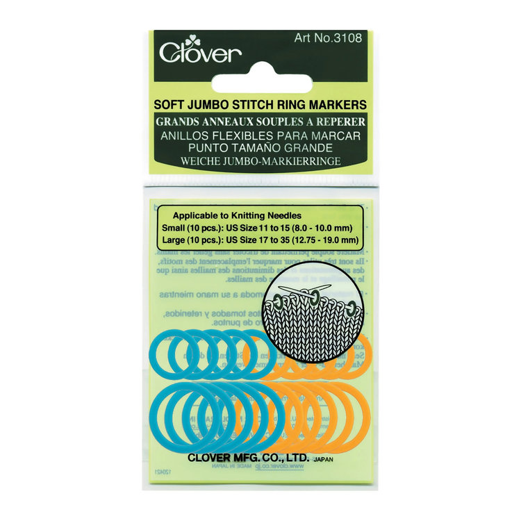 Clover Clover Soft Stitch Markers (Jumbo)