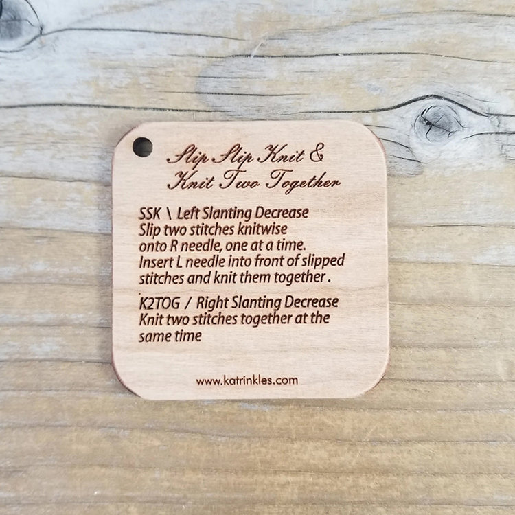 Katrinkles SSK/K2tog Mini-Tool