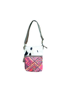 Clea Ray Pink Patchwork Crossbody