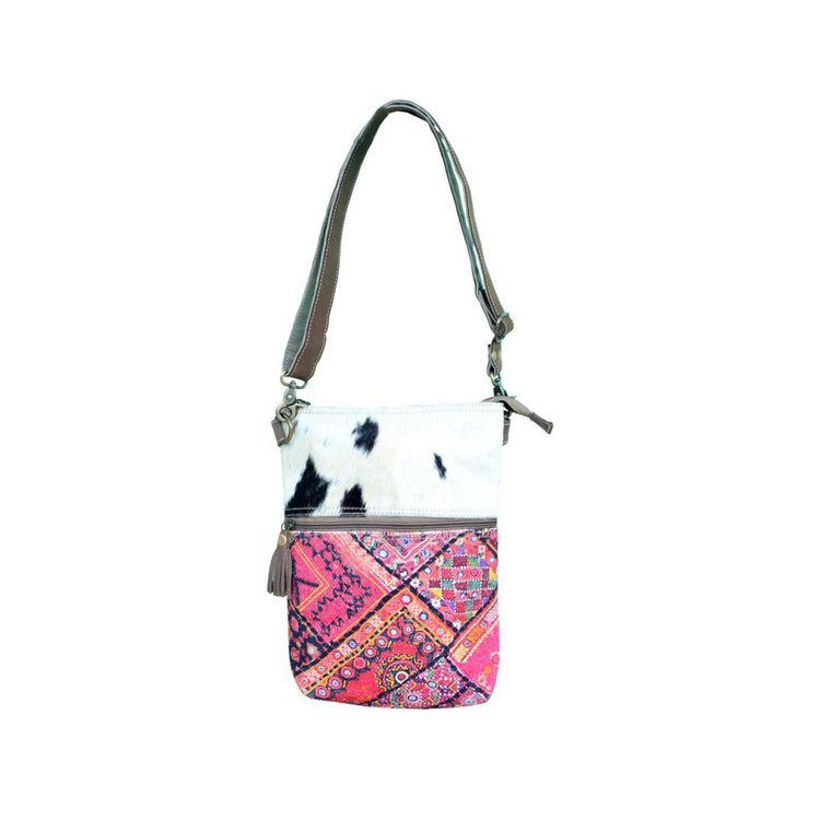 Clea Ray Pink Patchwork Crossbody