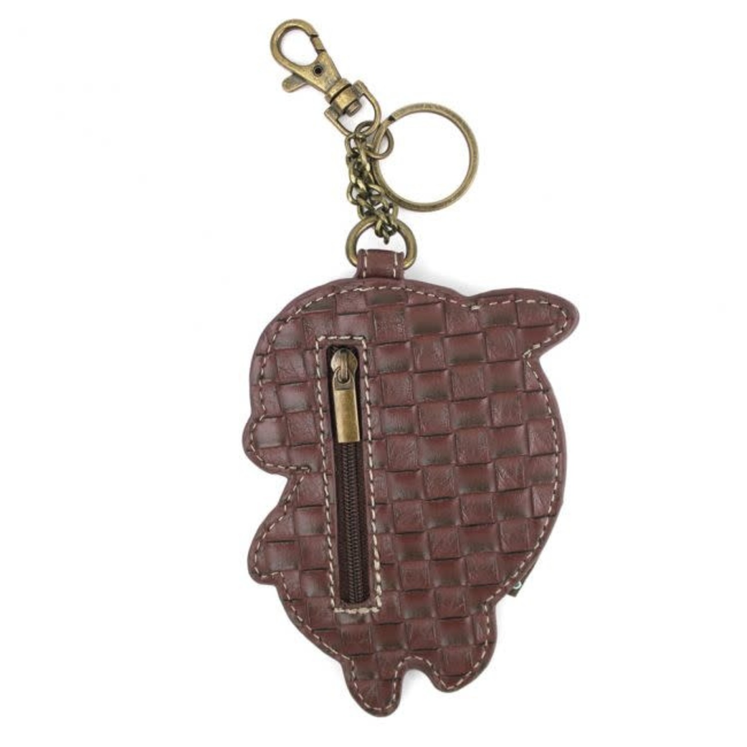 Louis Vuitton Pig Bag Charm and Key Holder Monogram Brown/Red in