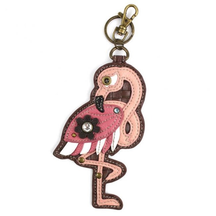 Chala Flamingo Key Fob/Coin Purse