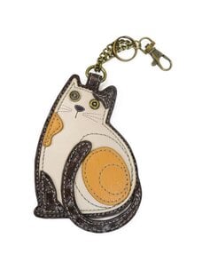 Chala LaZzy Cat Key Fob/Coin Purse