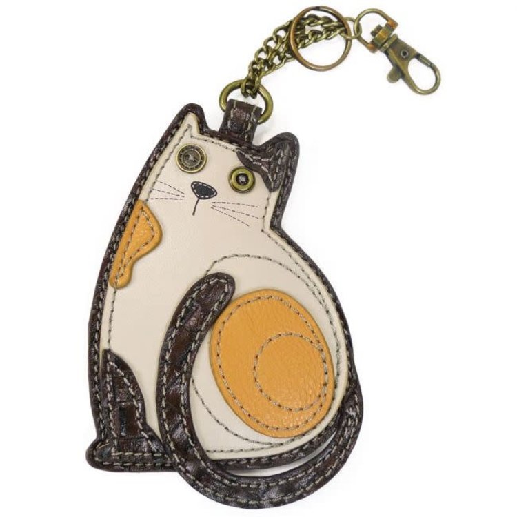 Chala LaZzy Cat Key Fob/Coin Purse