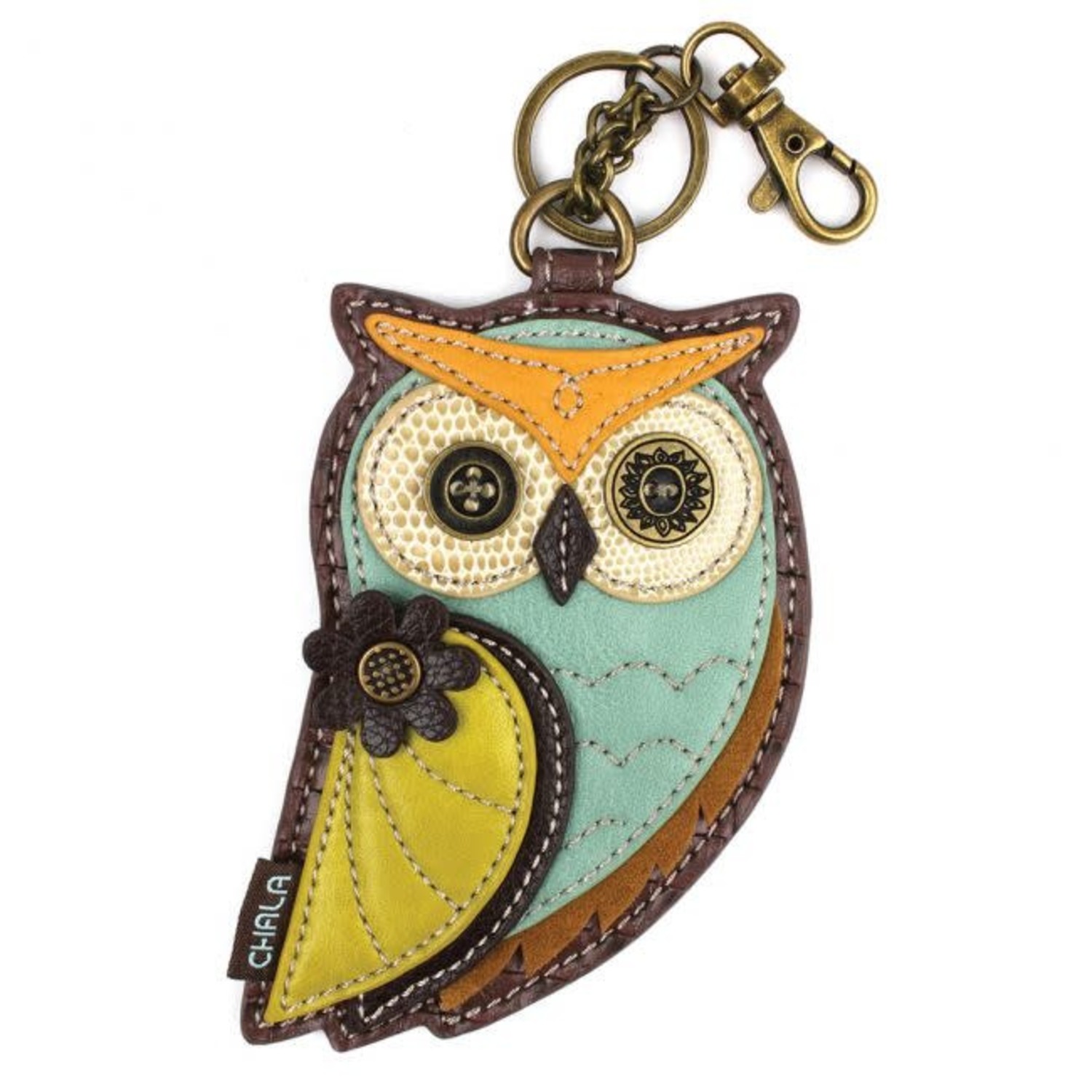 HooHoo Owl Coin Purse/ Key Fob - Sealed with a Kiss