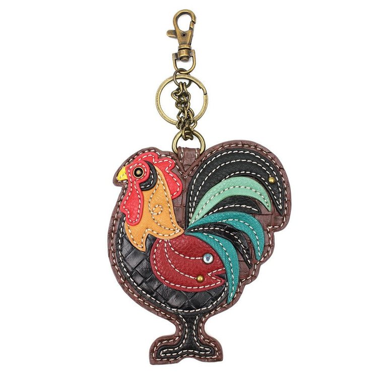 Chala Rooster Coin Purse/ Key Fob