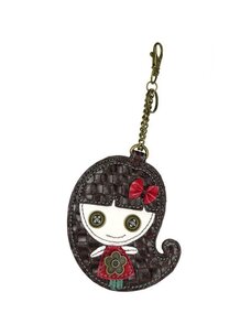 Chala Smiley Girl Key Fob/Coin Purse