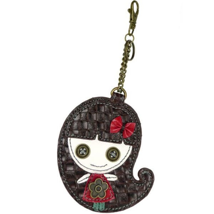Chala Smiley Girl Key Fob/Coin Purse