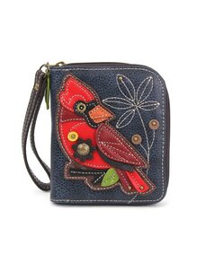 Chala Cardinal Zip Around Wallet