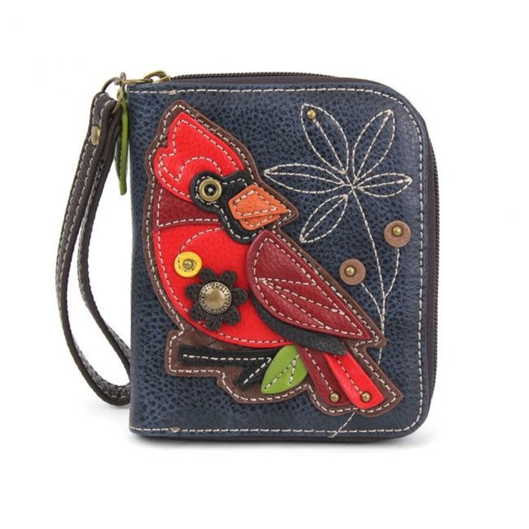 Chala Cardinal Zip Around Wallet