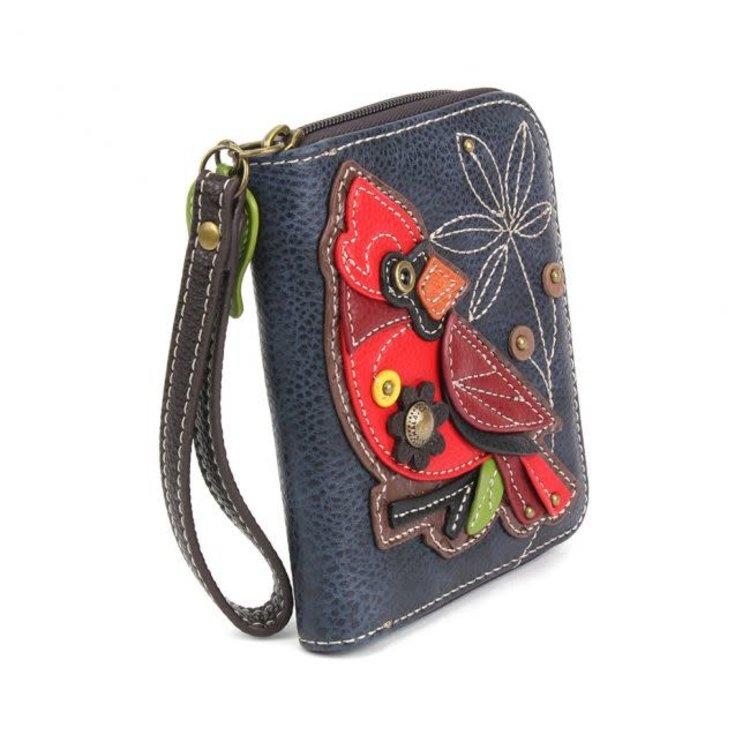 Chala Cardinal Zip Around Wallet