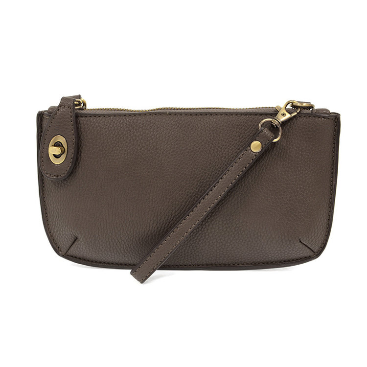 Joy Susan Mini Crossbody Wristlet Clutch (Espresso)