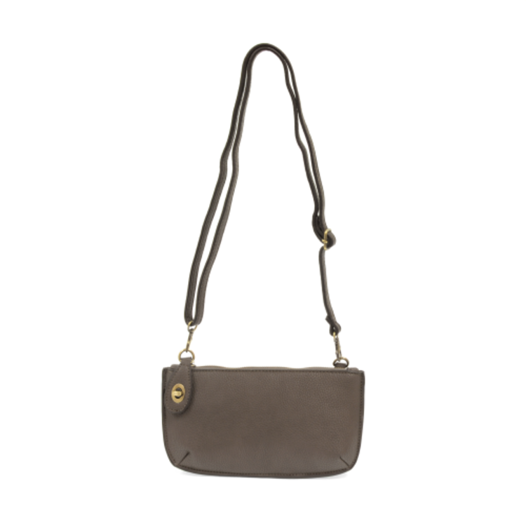 Joy Susan Mini Crossbody Wristlet Clutch (Espresso)