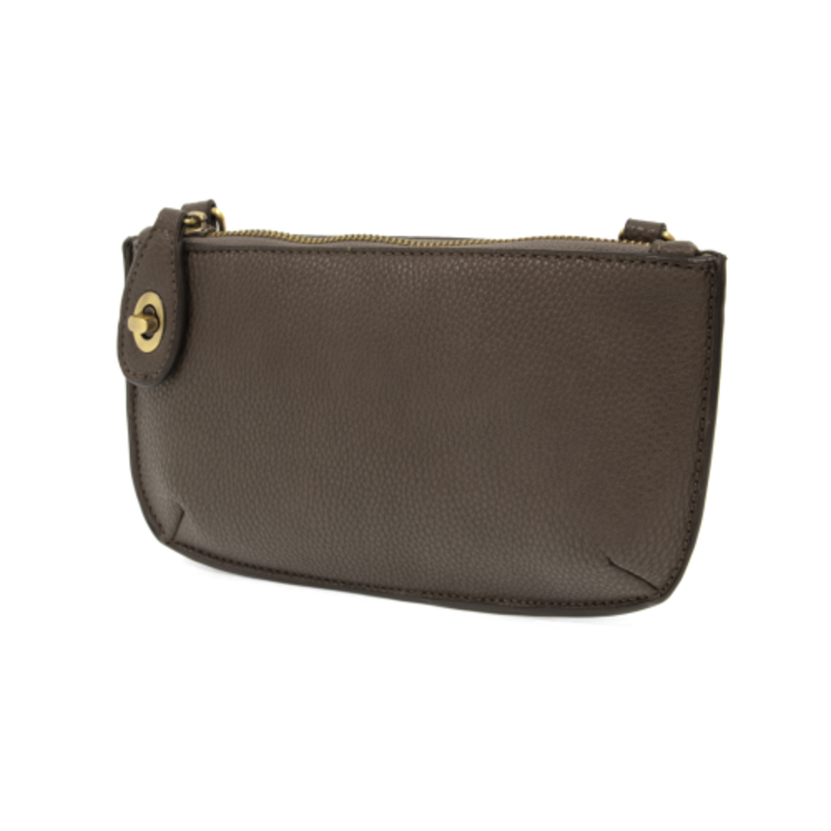 Joy Susan Mini Crossbody Wristlet Clutch (Espresso)