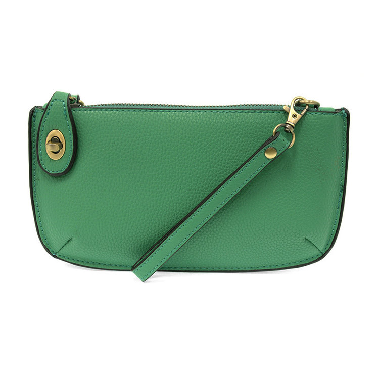 Joy Susan Mini Crossbody Wristlet Clutch (Gecko Green)